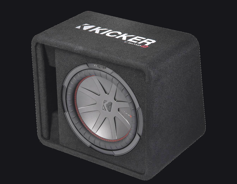 Kicker CompR single 12 subwoofer