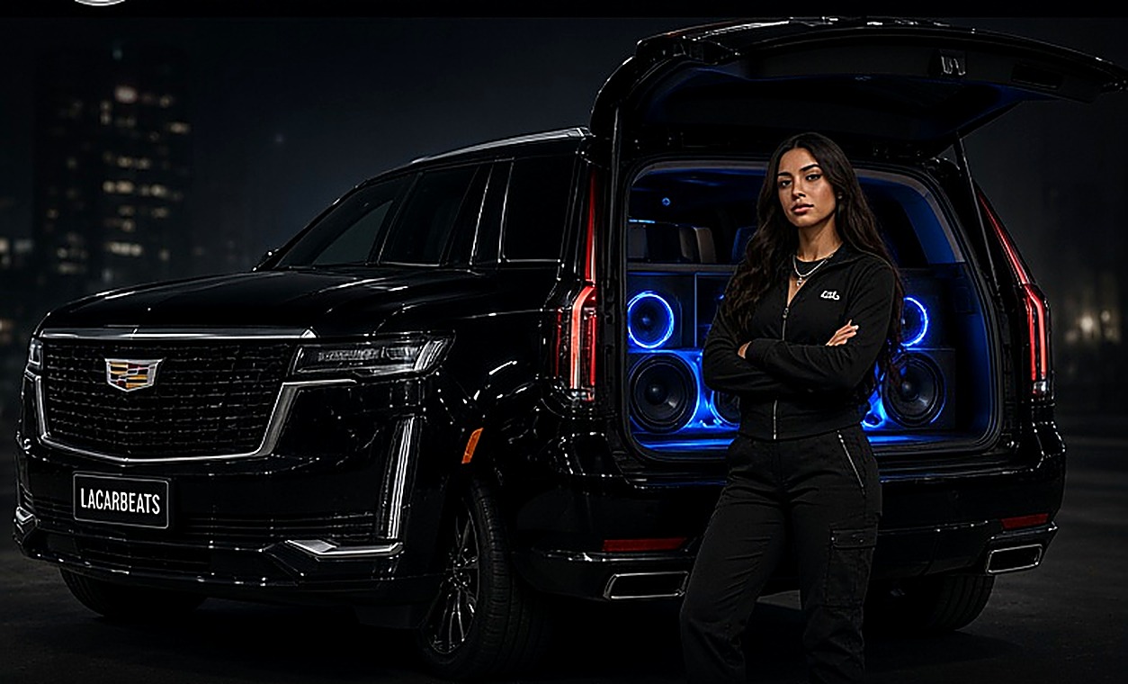 Amps and subwoofers, Cadillac Escalade