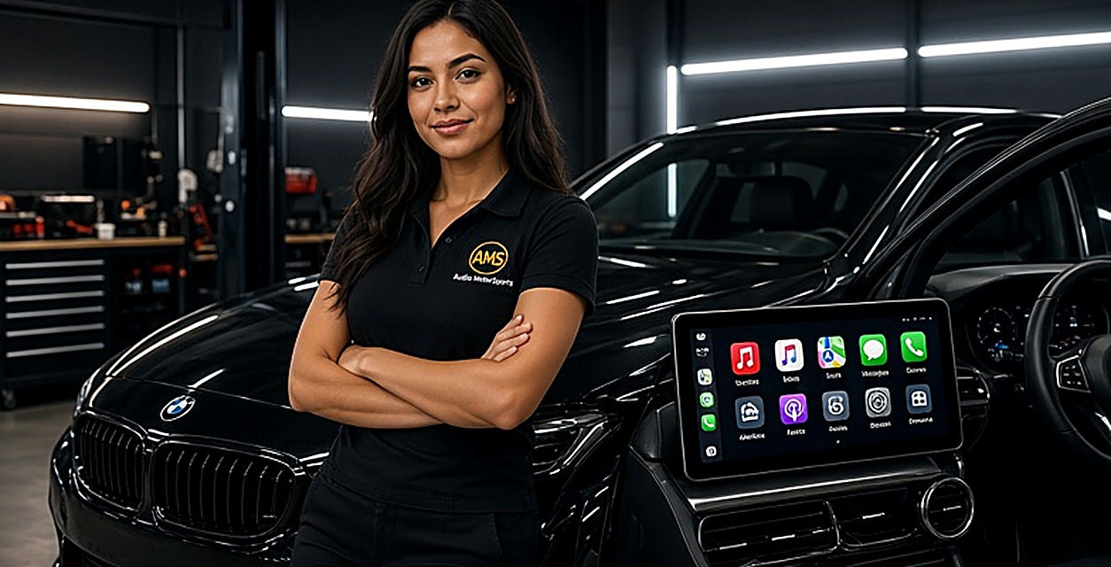 Audio MotorSports team member, BMW CarPlay integration