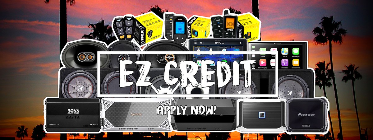 Apply for a car audio payment plan - EZ Credit, apply now